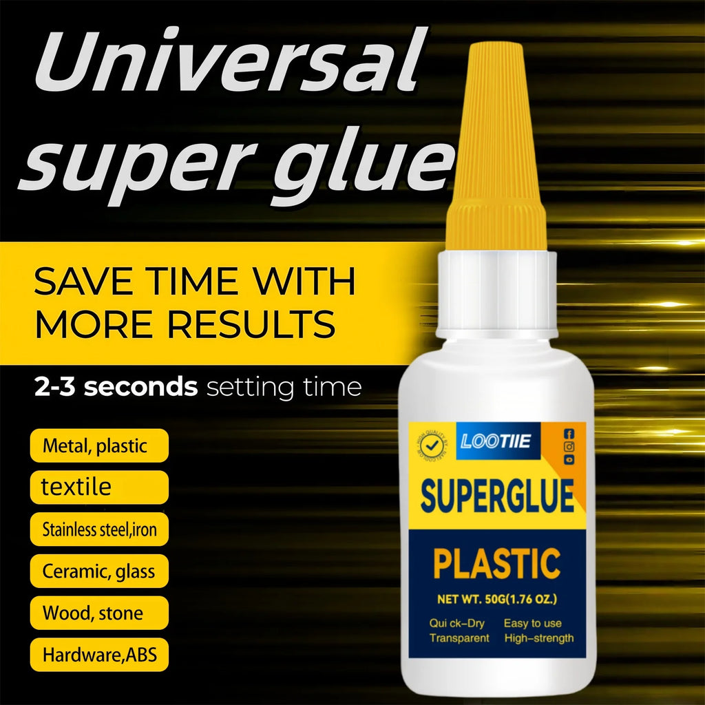 50g Super Glue – Fast-Drying Multi-Purpose Instant Adhesive Instant Adhesive Glue QXL