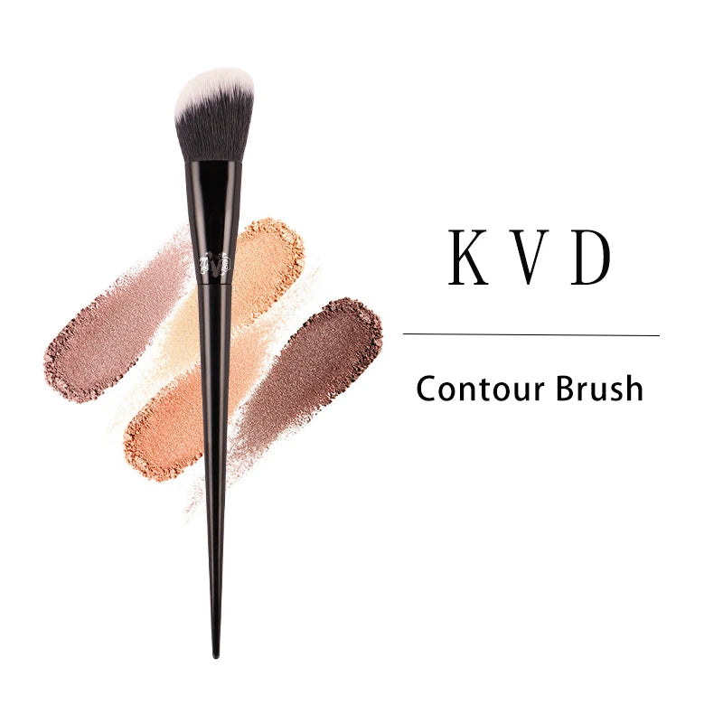 Kat Von D 02 Contour Brush – Soft Synthetic Bristles Contour Makeup Brush QXL