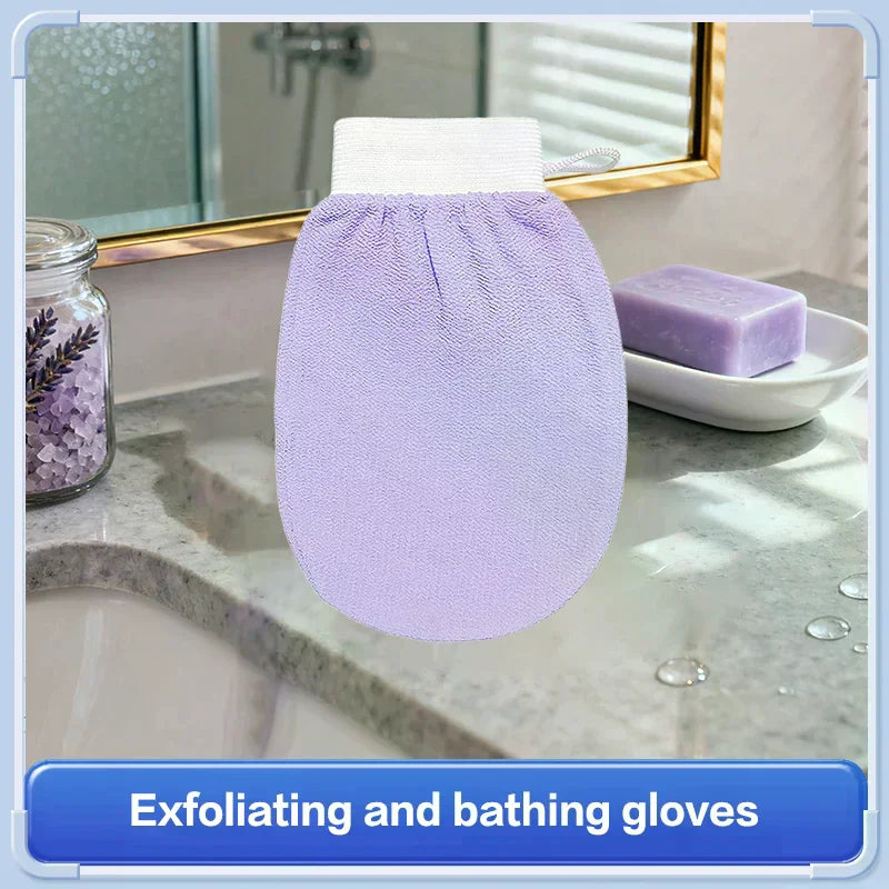 Moroccan Hammam Kessa Exfoliating Glove | Bath Scrub Mitt Exfoliating Bath Glove QXL