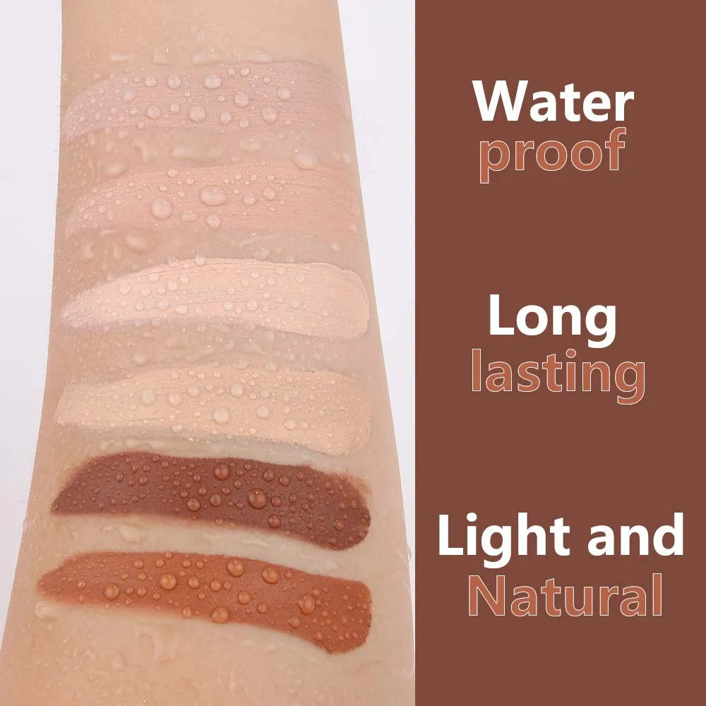Waterproof Concealer Cream | 6 Shades | 24H Full Coverage Concealer Cream QXL