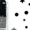 6-Grid Black Nail Art Glitter Sequins – Star Heart Circle Nail Art Sequins QXL Default Title
