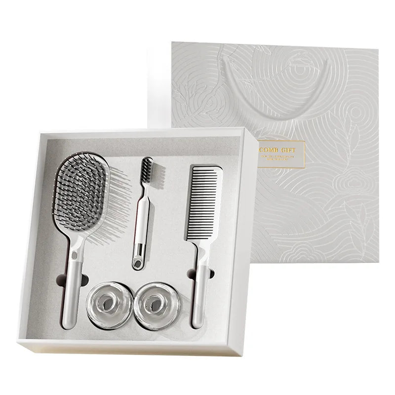 Air Cushion Comb Gift Set | Detangling & Scalp Massage Hair Comb Gift Set QXL