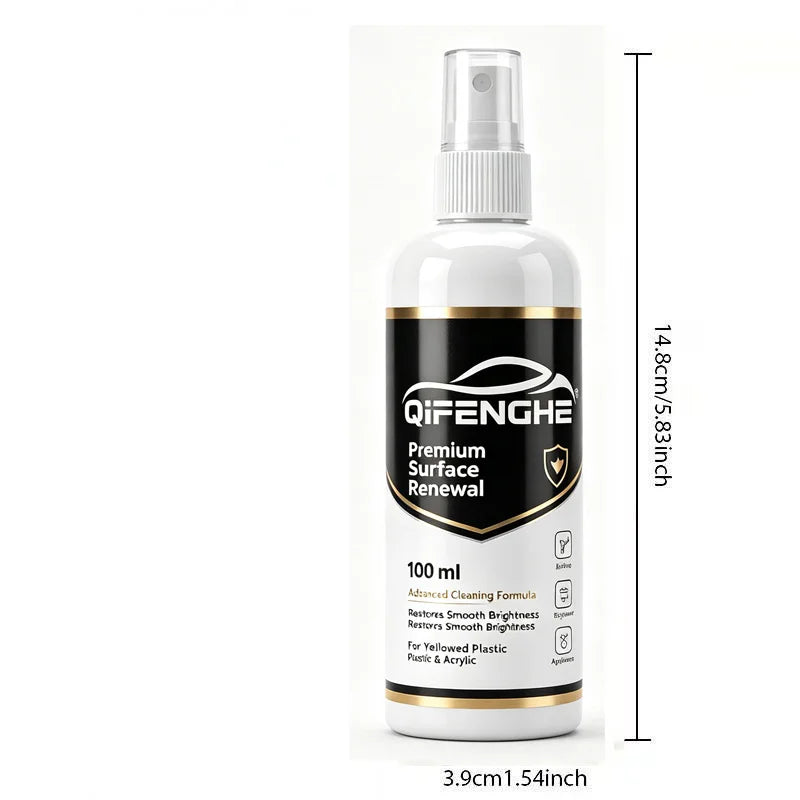 QIFENGHE 100ml Car Plastic Restorer Spray – Restore & Shine Car Plastic Restorer QXL