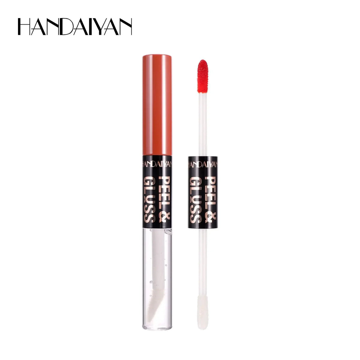 HANDAIYAN 2-in-1 Peel-Off Matte Lip Stain & Mirror Lip Oil Peel-Off Lip Stain QXL