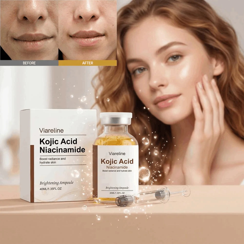 40ml Kojic Acid & Niacinamide Brightening Ampoule Serum Brightening Face Serum QXL