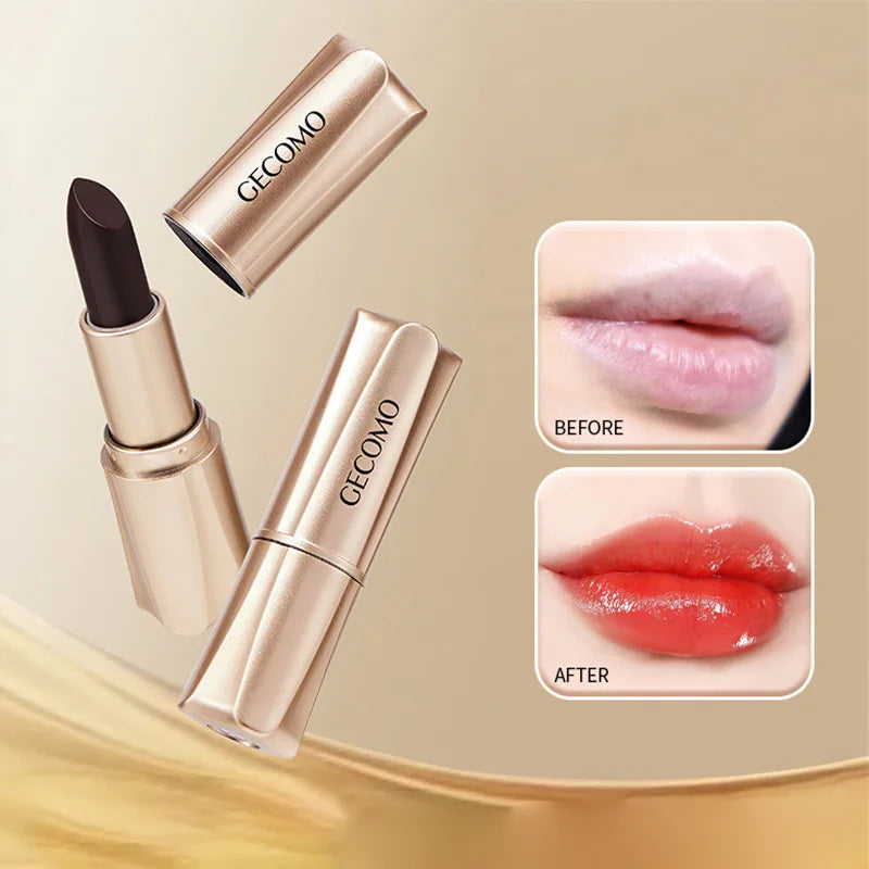 GECOMO Black Magic Color-Changing Lipstick | Moisturizing Gloss Color-Changing Lipstick QXL