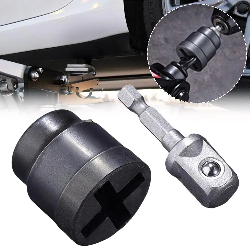 Universal Scissor Jack Socket & Hex Extension Rod for Car & RV Jack Socket Tool QXL