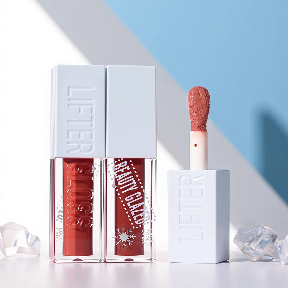 Beauty Glazed 12-Color Cool Chillz Moisturizing Lip Oil Gloss Set Lip Oil Gloss Set QXL