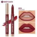 Beauty Glazed 12-Color Long-Wear Automatic Lip Crayon Automatic Lip Crayon QXL 112
