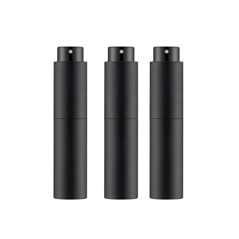10ml Refillable Travel Perfume Atomizer Bottle | Black Mini Sprayer Perfume Atomizer QXL 3pcs 10ml Glass