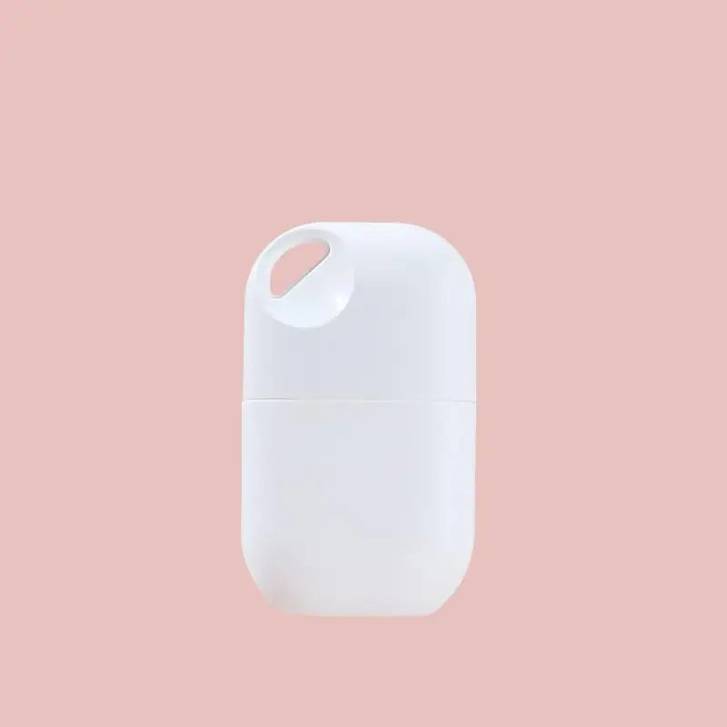40ml Refillable Squeeze Lotion Bottle with Lanyard | BPA-Free Travel Cosmetic Bottle QXL White