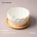 Disposable Parchment Cake Mold Cups | Cheesecake Baking Liners Cake Baking Molds QXL 6 LNCH 100PCS
