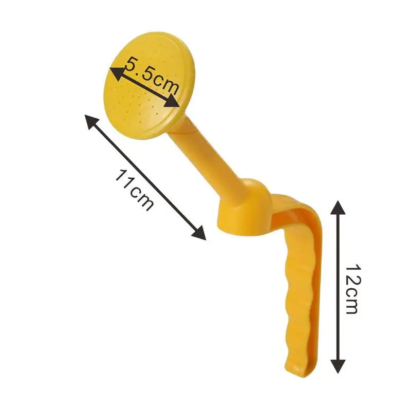 Long-Spout Plant Watering Can with Spray Bottle | PP Plastic Plant Watering Can QXL Yellow