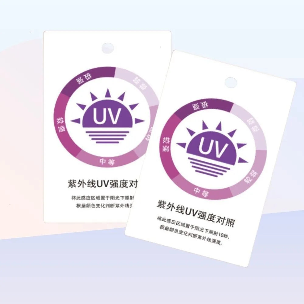 Reusable UV Test Card | Instant Sun Protection Sensor UV Sensor Card QXL
