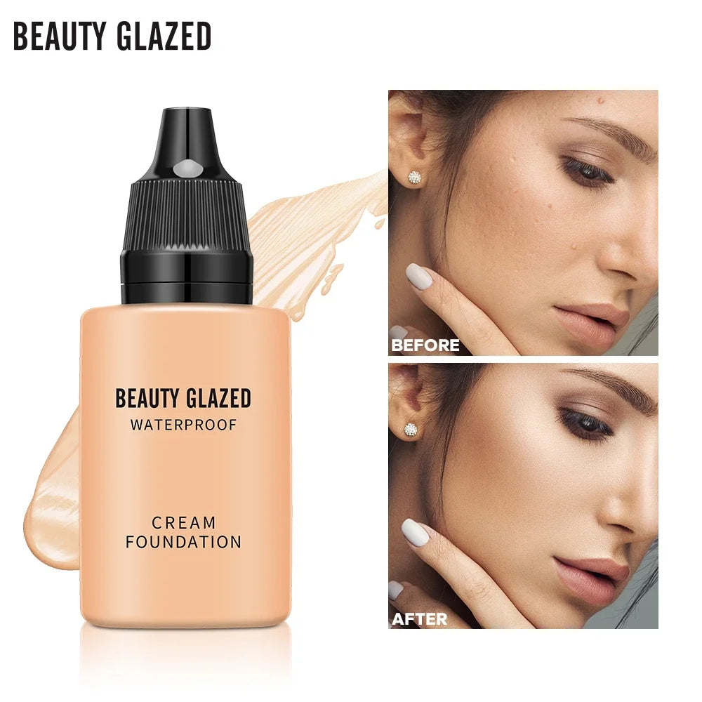 Beauty Glazed 24H HD Matte Liquid Foundation – Full Cover Liquid Foundation QXL