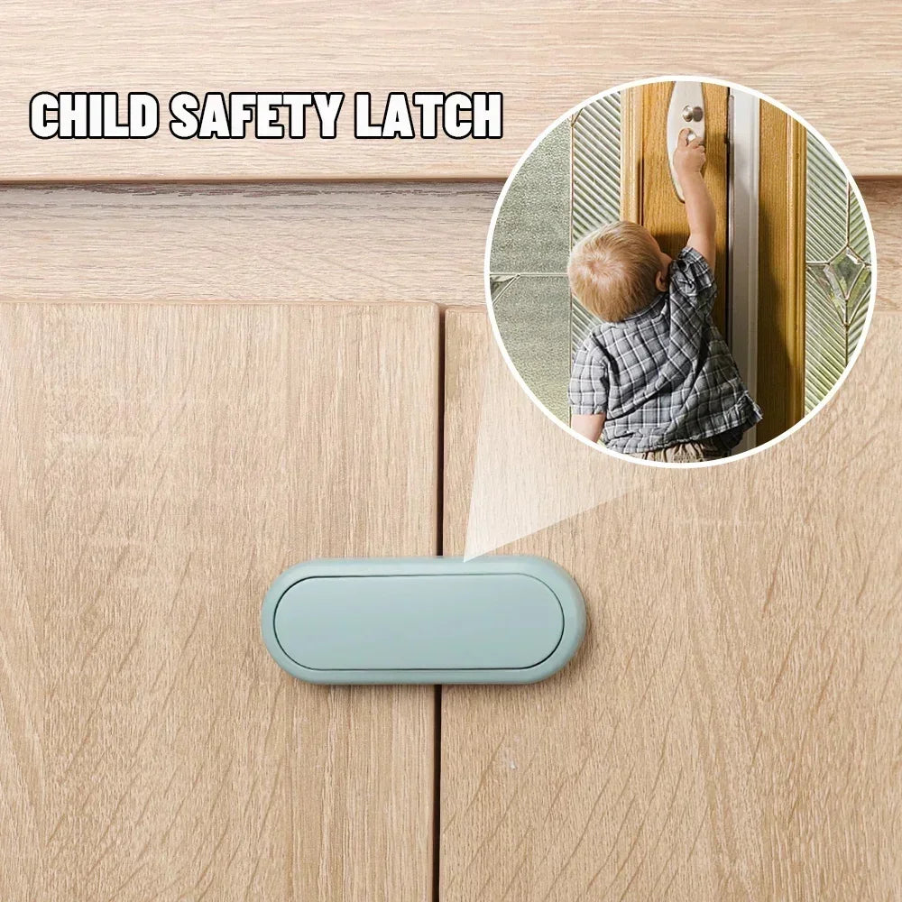 5-Pack Invisible Cabinet & Drawer Safety Locks for Kids Cabinet Safety Lock QXL