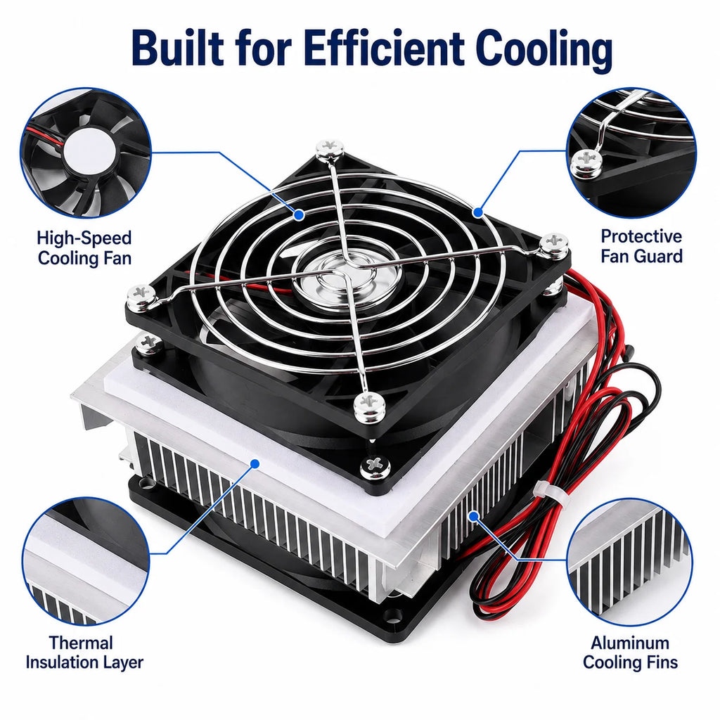 XD-35 Peltier Thermoelectric Cooling Module | DIY Mini Cooler Kit Thermoelectric Cooling Kit QXL