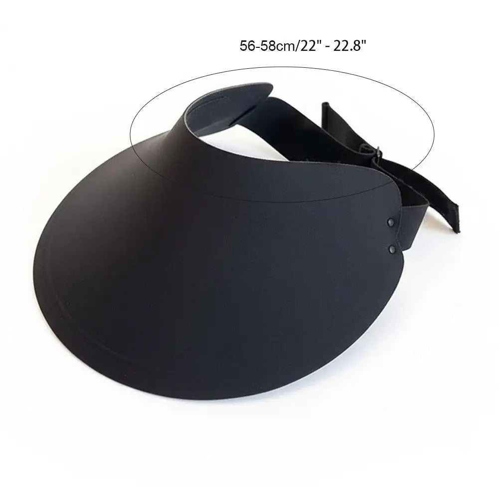 UPF 50+ Wide Brim Sun Visor Hat | Foldable & Reversible Sun Visor Hat QXL