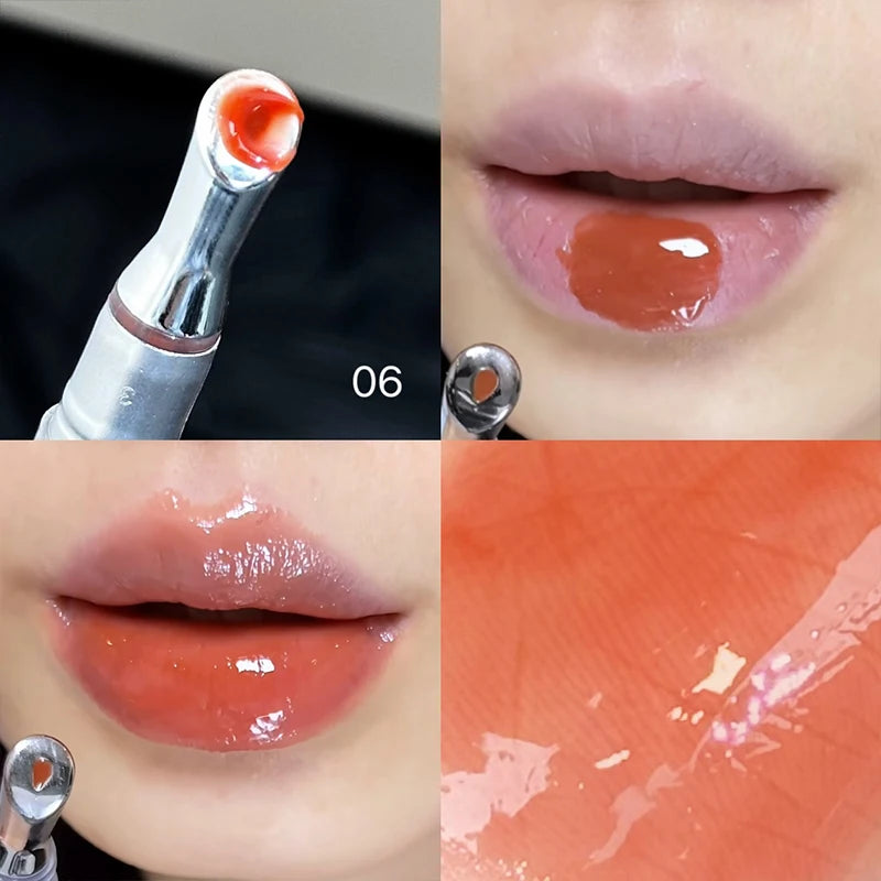 CACE Crystal Jelly Lip Gloss | Moisturizing Glass Lip Glaze Lip Gloss QXL 06