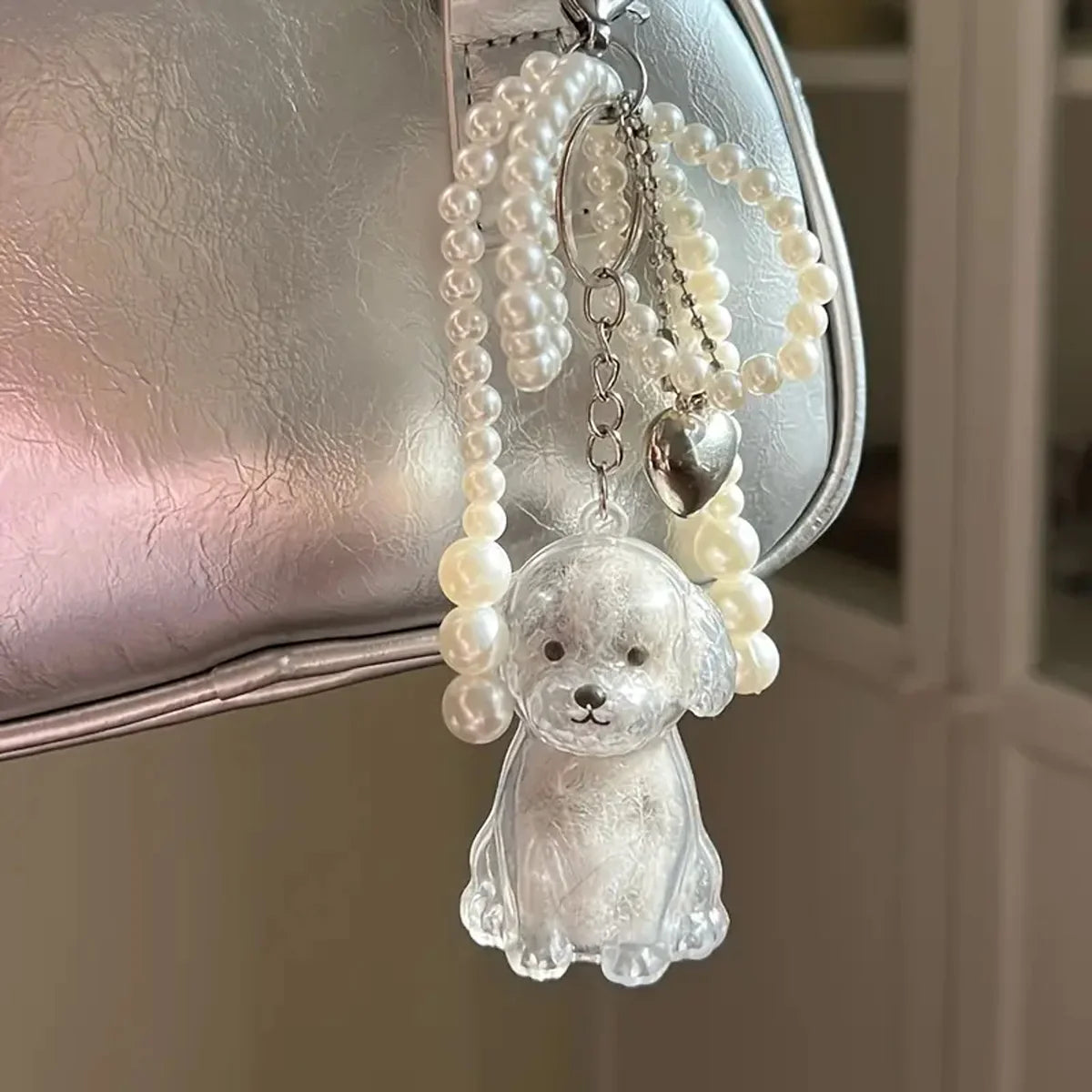 Dog Pet Hair Storage Keychain | Cute PVC Breed Design Gift Pet Keepsake Keychain QXL