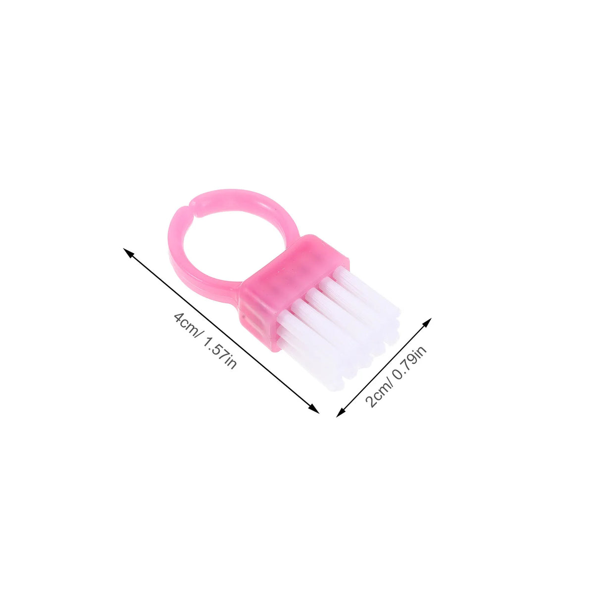90-Pack Soft Nail Dust Cleaning Brush Rings | Manicure Tool Nail Cleaning Brush QXL