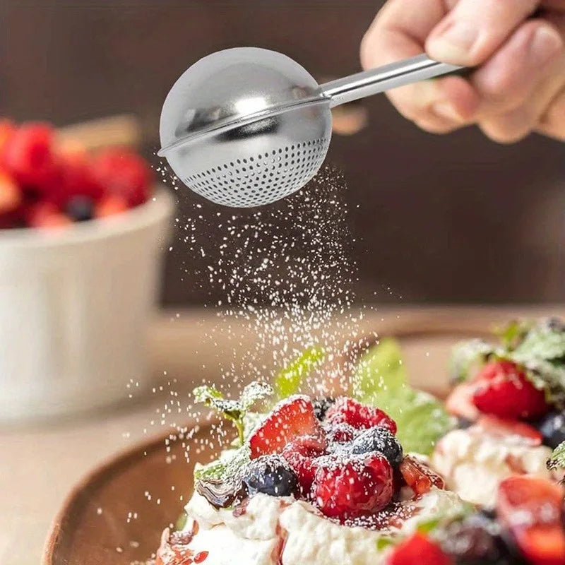 Stainless Steel Flour Sieve & Sugar Spreader | Baking Tool Flour Sieve & Sifter QXL