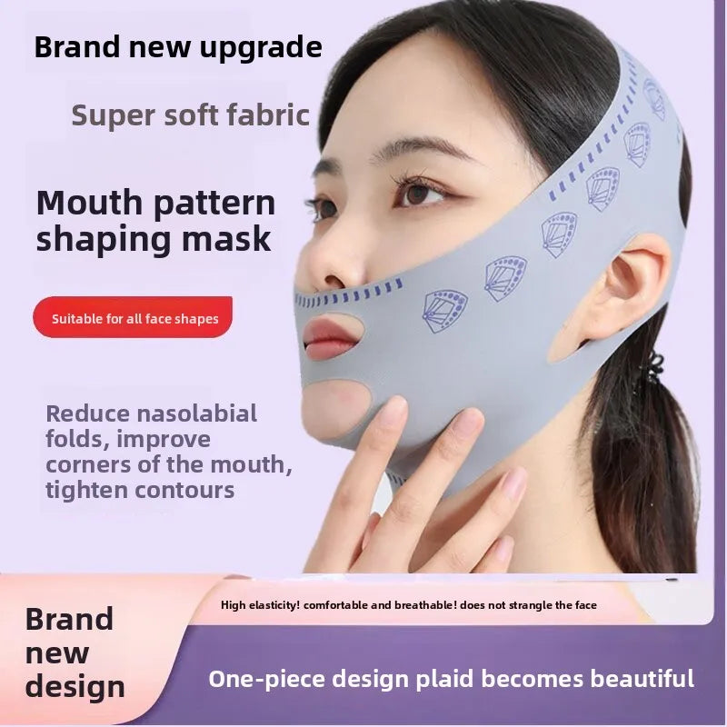 V-Shape Face Lifting Bandage | Overnight Chin Slimmer Strap Face Lifting Bandage QXL