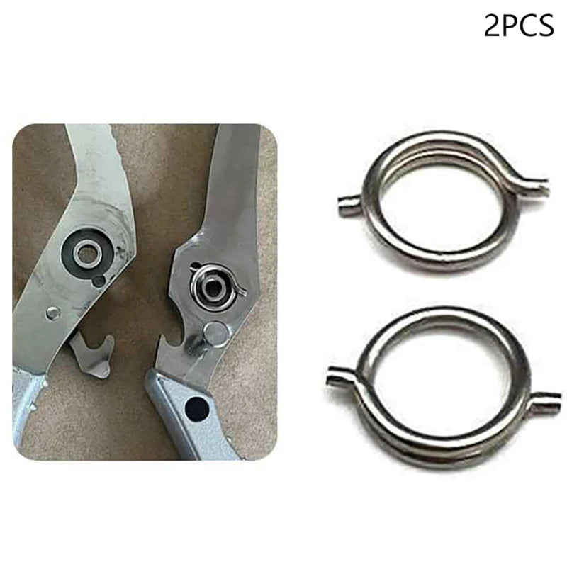 2-Pack Torsion Springs for Kitchen Scissors | 1.8mm Wire 15mm OD Scissor Replacement Spring QXL