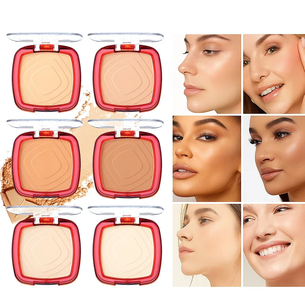 Matte Pressed Powder Foundation | 24H Oil Control Full Coverage Pressed Powder Foundation QXL