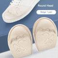 Cushioned Forefoot Pads & Half Insoles | Non-Slip Shoe Cushions Forefoot Cushion Insoles QXL Round-Beige