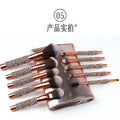 10-Piece Diamond Makeup Brush Set with PU Storage Bag Makeup Brush Set QXL 10 image colors