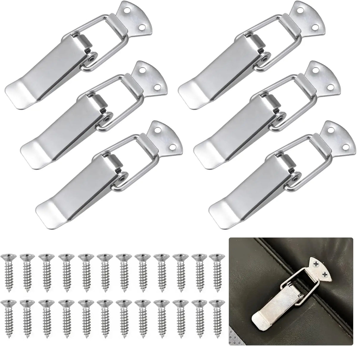 Sectional Sofa Connectors | Interlocking Couch Clips & Screws Furniture Connector Clips QXL 6pcs