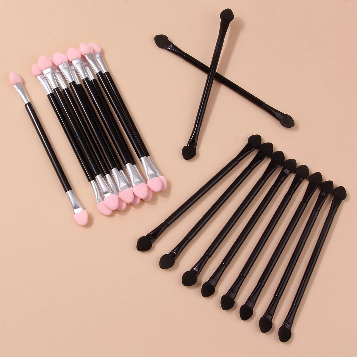 20-Pack Double-Headed Sponge Applicator Wands | Eye & Nail Sponge Applicator Wands QXL