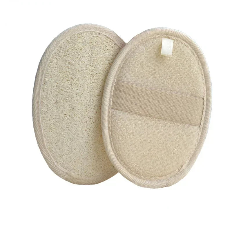 Natural Loofah Bath Scrubber | Exfoliating Body & Face Brush Loofah Bath Scrubber QXL