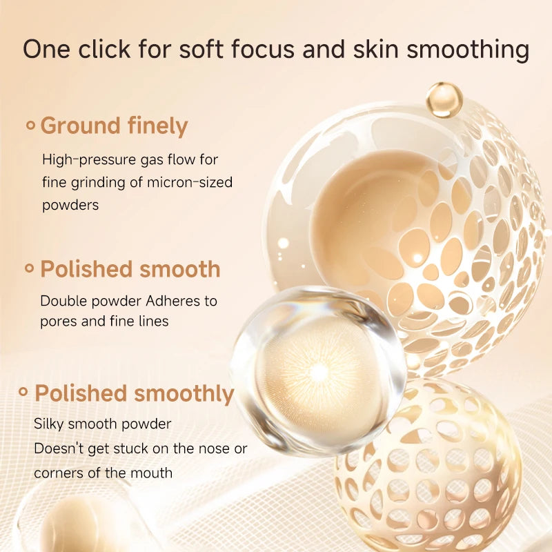 Life Girls Feathered Mist Soft Focus Setting Powder | 12-Hour Setting Powder Compact QXL
