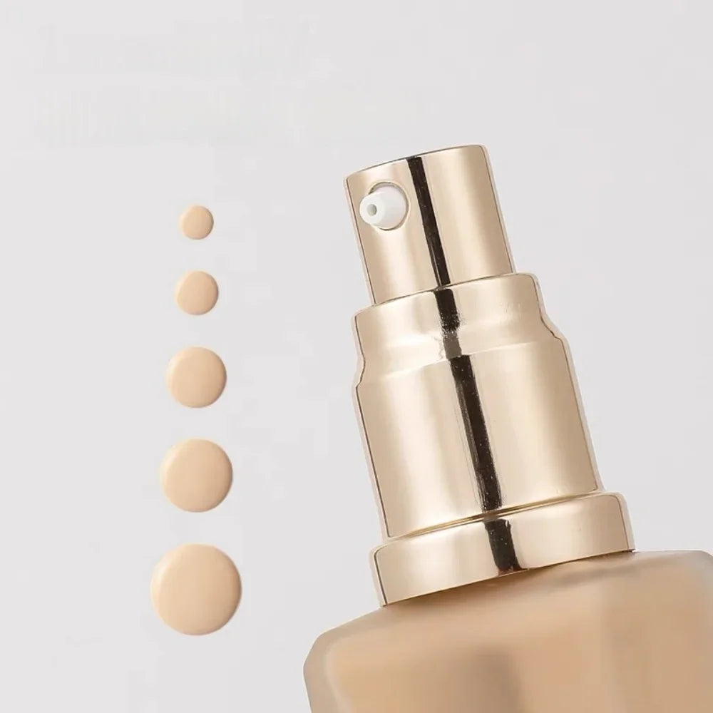 30ml Foundation Pump Dispenser Replacement Head with Lid Foundation Pump Dispenser QXL