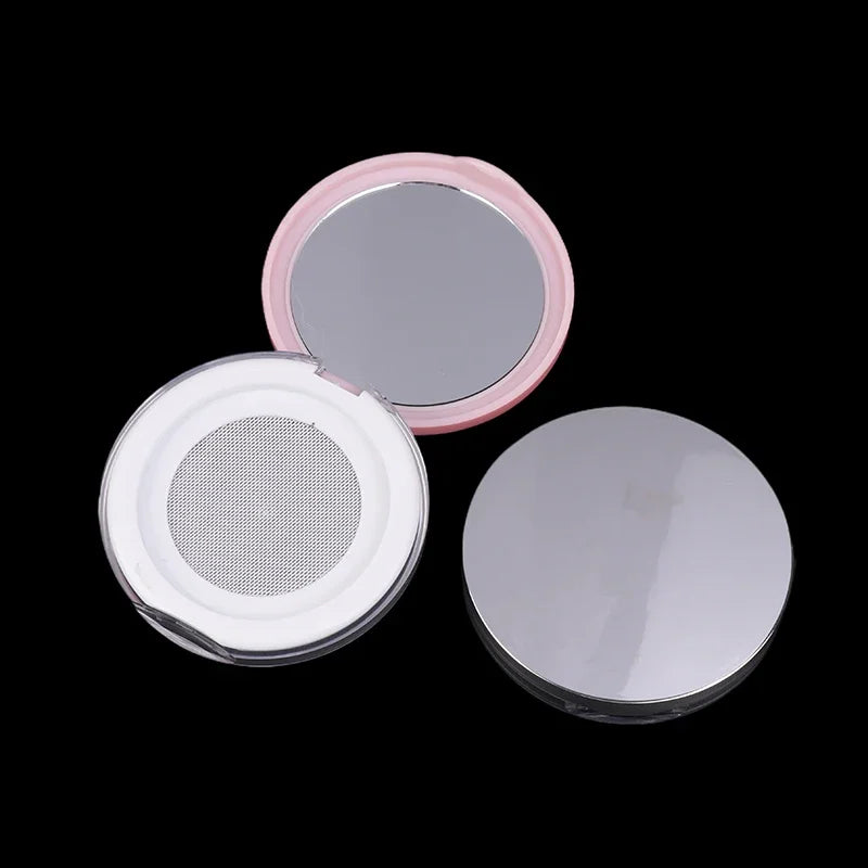 5g Empty Loose Powder Compact Case with Mirror & Sifter Powder Compact Case QXL