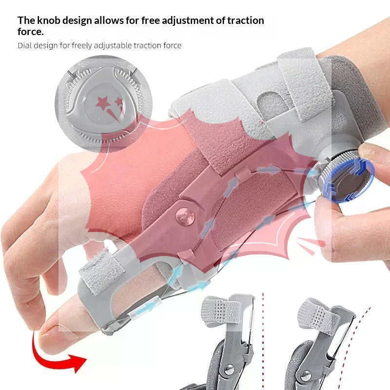 Adjustable Wrist & Thumb Splint Brace | GEL Lining, L & R Hand Wrist Thumb Brace QXL