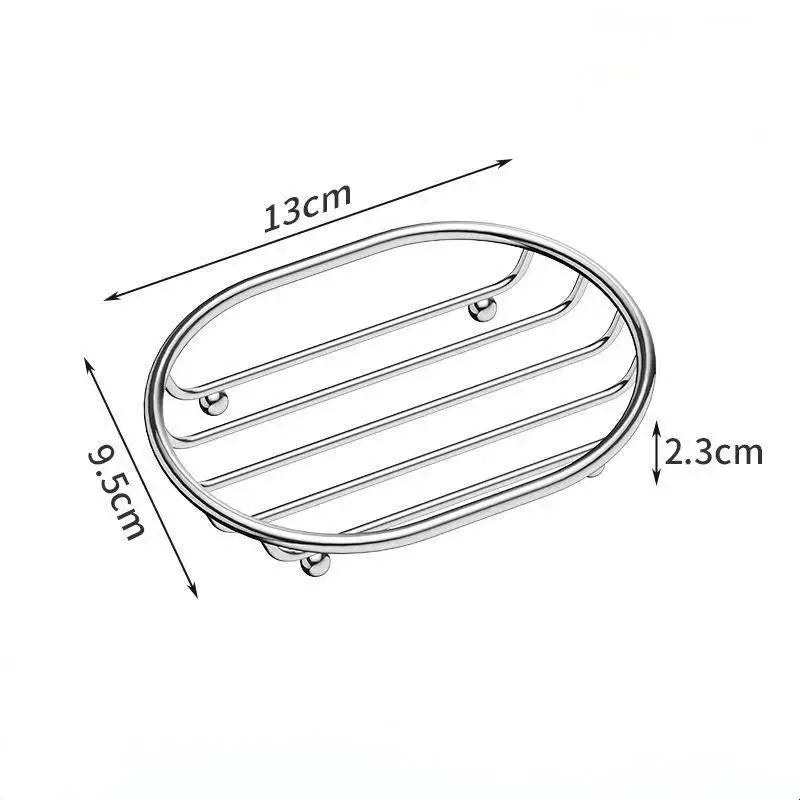 Stainless Steel Soap Dish Rack | Rustproof Drain Holder Soap Dish Rack QXL