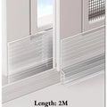 Self-Adhesive Rubber Weather Stripping Seal Tape – 2M Door & Window Weather Stripping Tape QXL Clear 2M