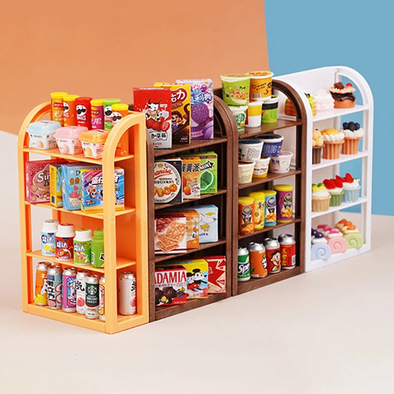 1:12 Dollhouse Miniature Supermarket Shelf & Display Rack Dollhouse Miniature QXL