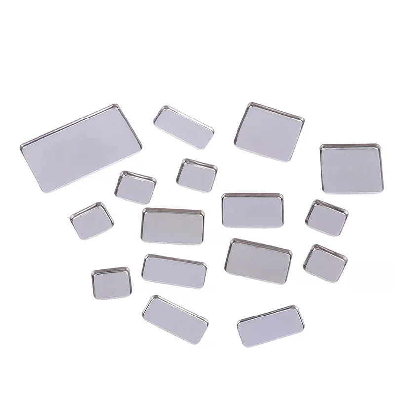 Empty Square Aluminum Eyeshadow Pans for Magnetic Palettes 1-6pc Empty Palette Pans QXL