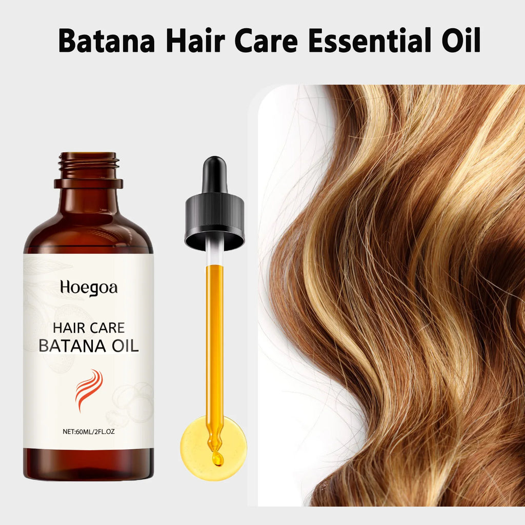 HOEGOA Batana Hair Oil 60ml – Strengthen & Nourish All Hair Types Hair Treatment Oil QXL 2pcs