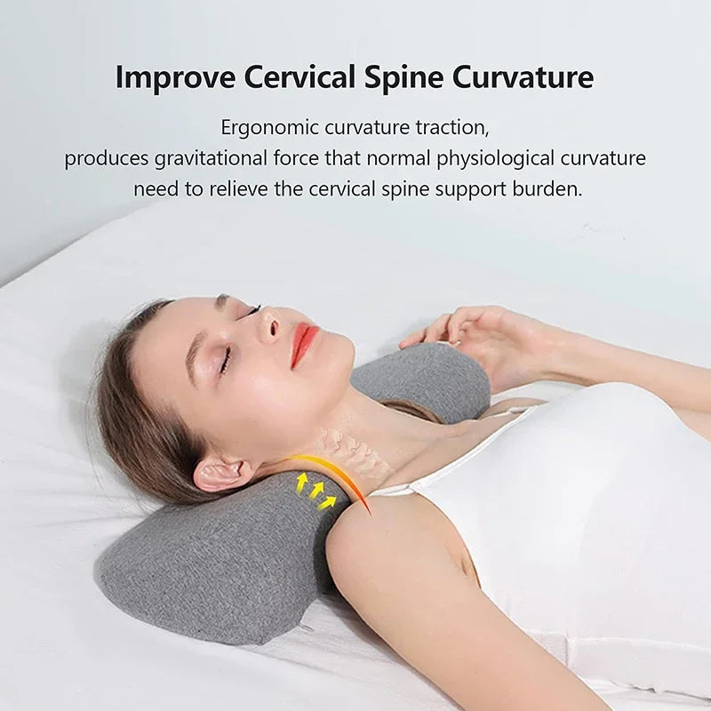 Memory Foam Contour Pillow | Ergonomic Neck & Side Sleeper Memory Foam Pillow QXL