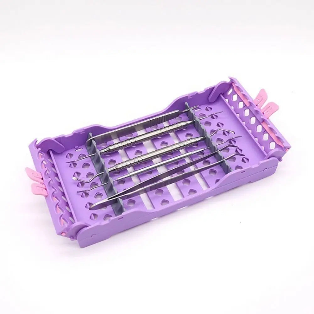 Autoclavable Dental Bur Holder & Disinfection Rack | 4 & 8 Slot Dental Bur Holder QXL
