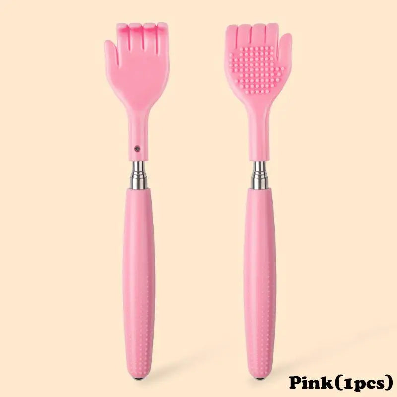 Telescopic Back Scratcher – Extendable 20–55cm Massage Stick Back Scratcher QXL Pink