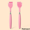 Telescopic Back Scratcher – Extendable 20–55cm Massage Stick Back Scratcher QXL Pink
