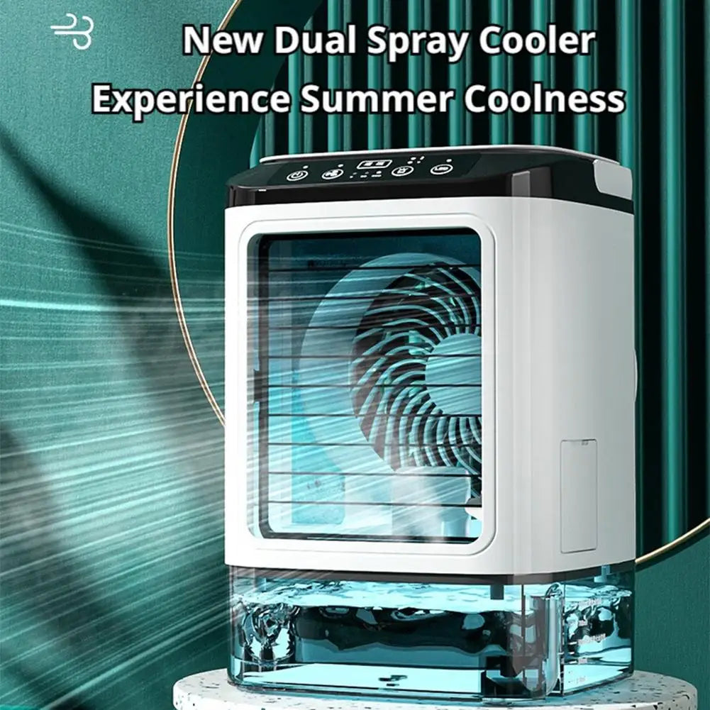 USB Desktop Evaporative Air Cooler Fan | 900mL Humidifier Evaporative Air Cooler QXL