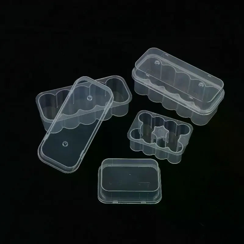 10-Slot Clear Stackable Vial Storage Box | 3–10mL Microtube Case Vial Storage Box QXL