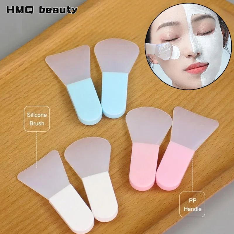 Silicone Face Mask Brush Set – DIY Mud Applicator 1–3pc Face Mask Applicator QXL